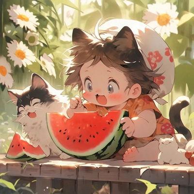 动漫吃瓜的头像男生